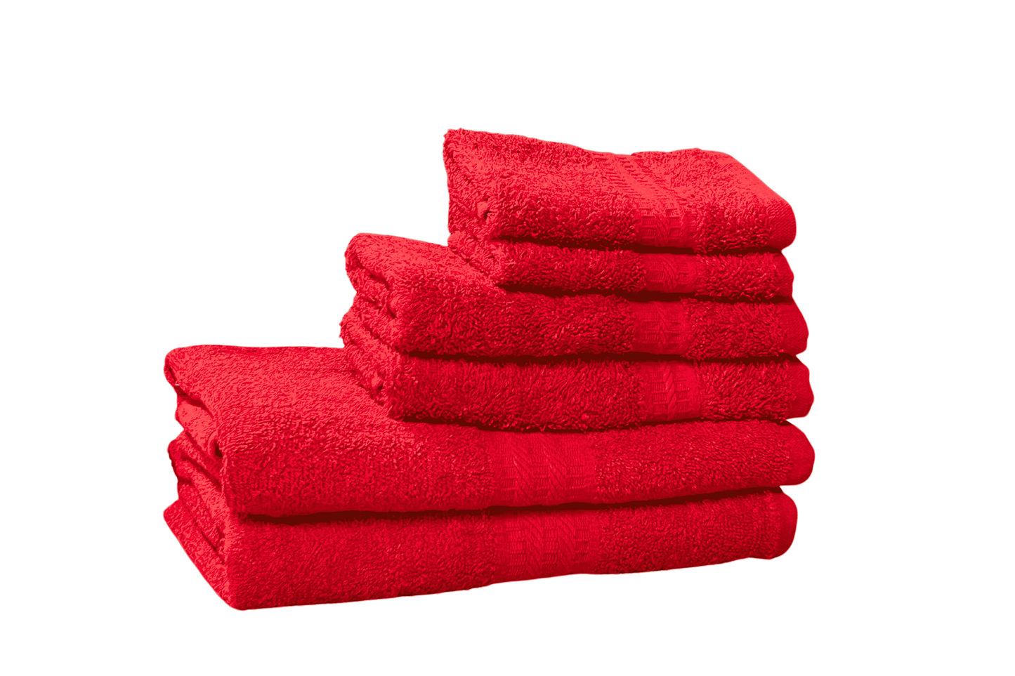 Toalla de playa roja colgada en un gancho de baño