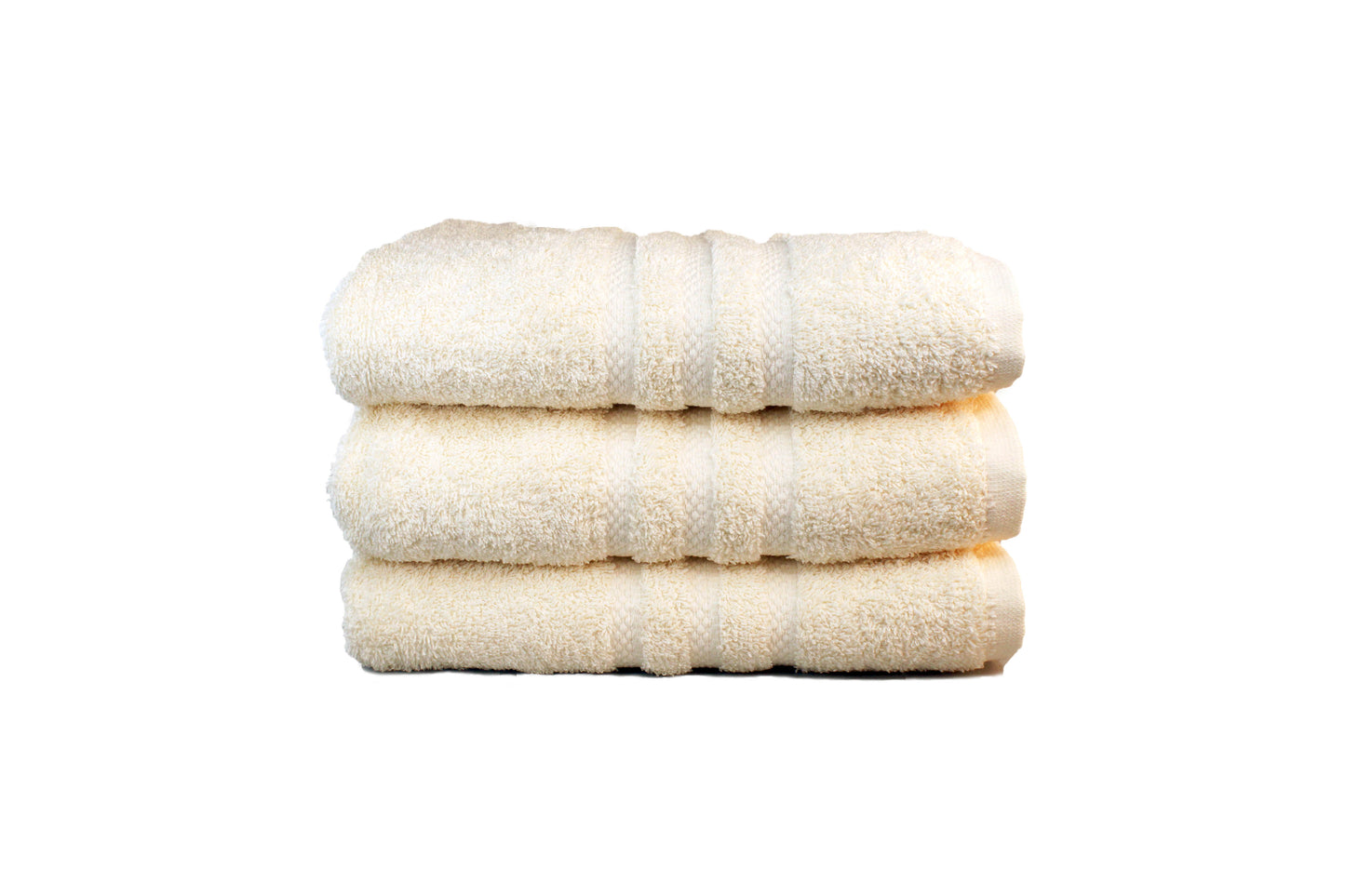 Toalla Klassik Tamaño Baño Color Ivory Combo de Tres Unidades - Faxel