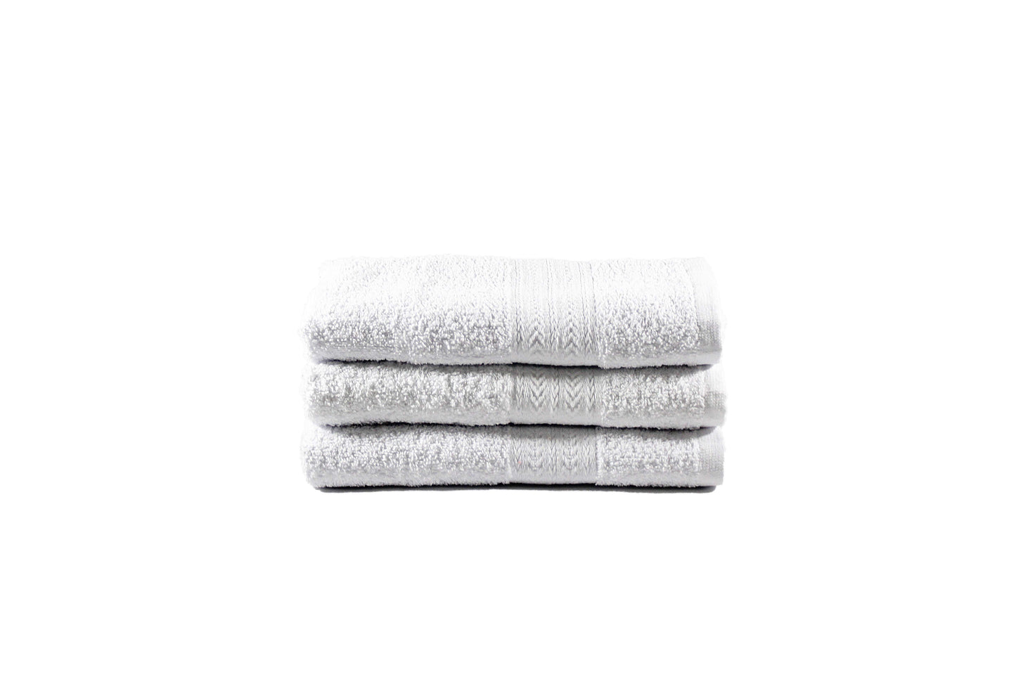 Toalla Majestic Tamaño Manos Color White Combo de Tres Unidades - Faxel