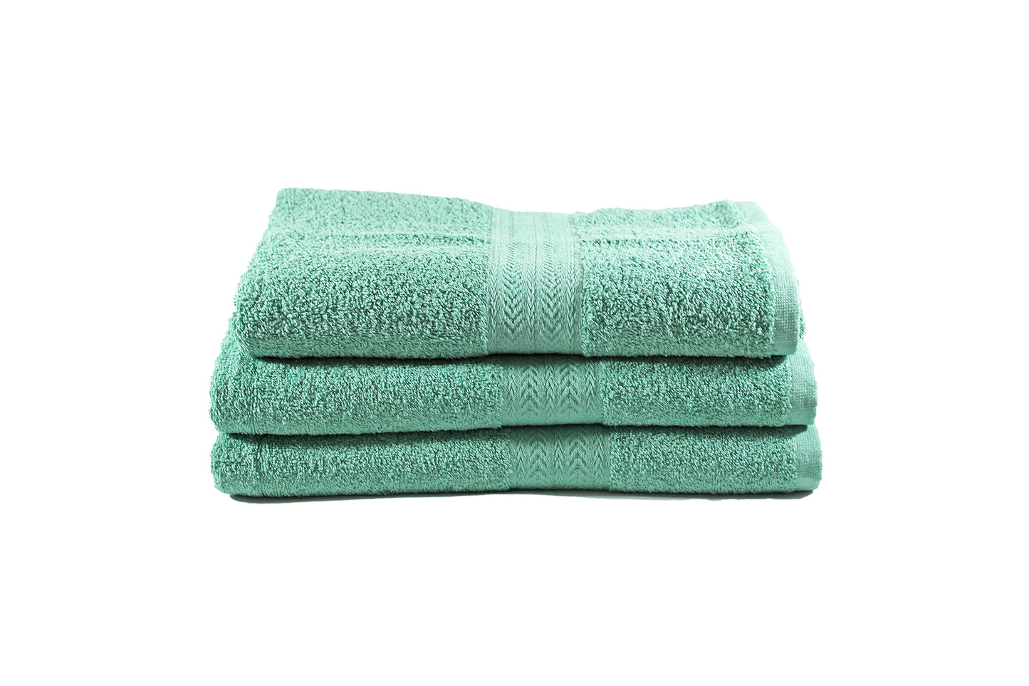 Toalla Majestic Tamaño Semiplaya Color Jade Green Combo de Tres Unidades - Faxel