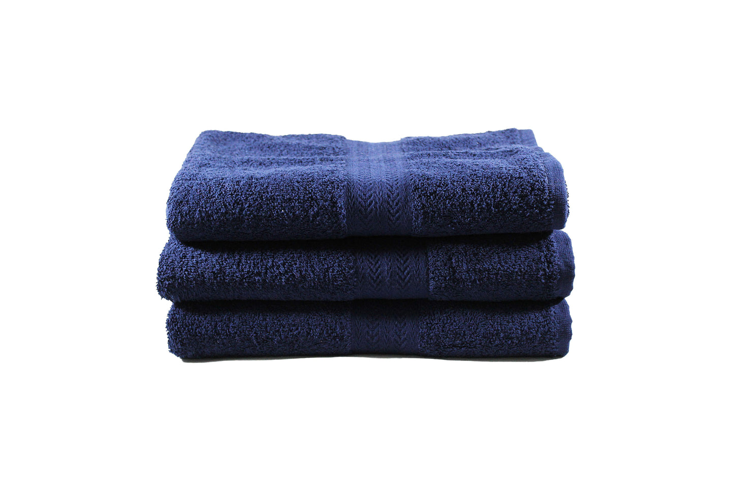 Toalla Majestic Tamaño Semiplaya Color Navy Combo de Tres Unidades - Faxel