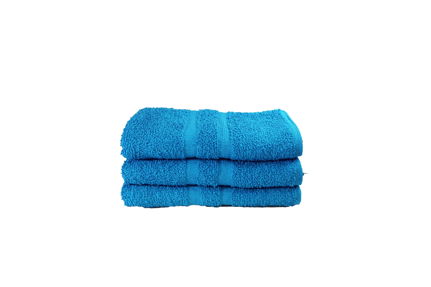 Toalla Dundee Tamaño Manos Color Aqua Combo de Tres Unidades - Faxel
