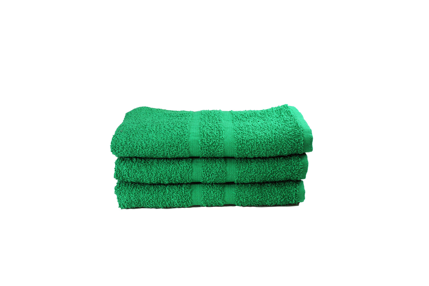Toalla Dundee Tamaño Manos Color Verde Limón Combo de Tres Unidades - Faxel