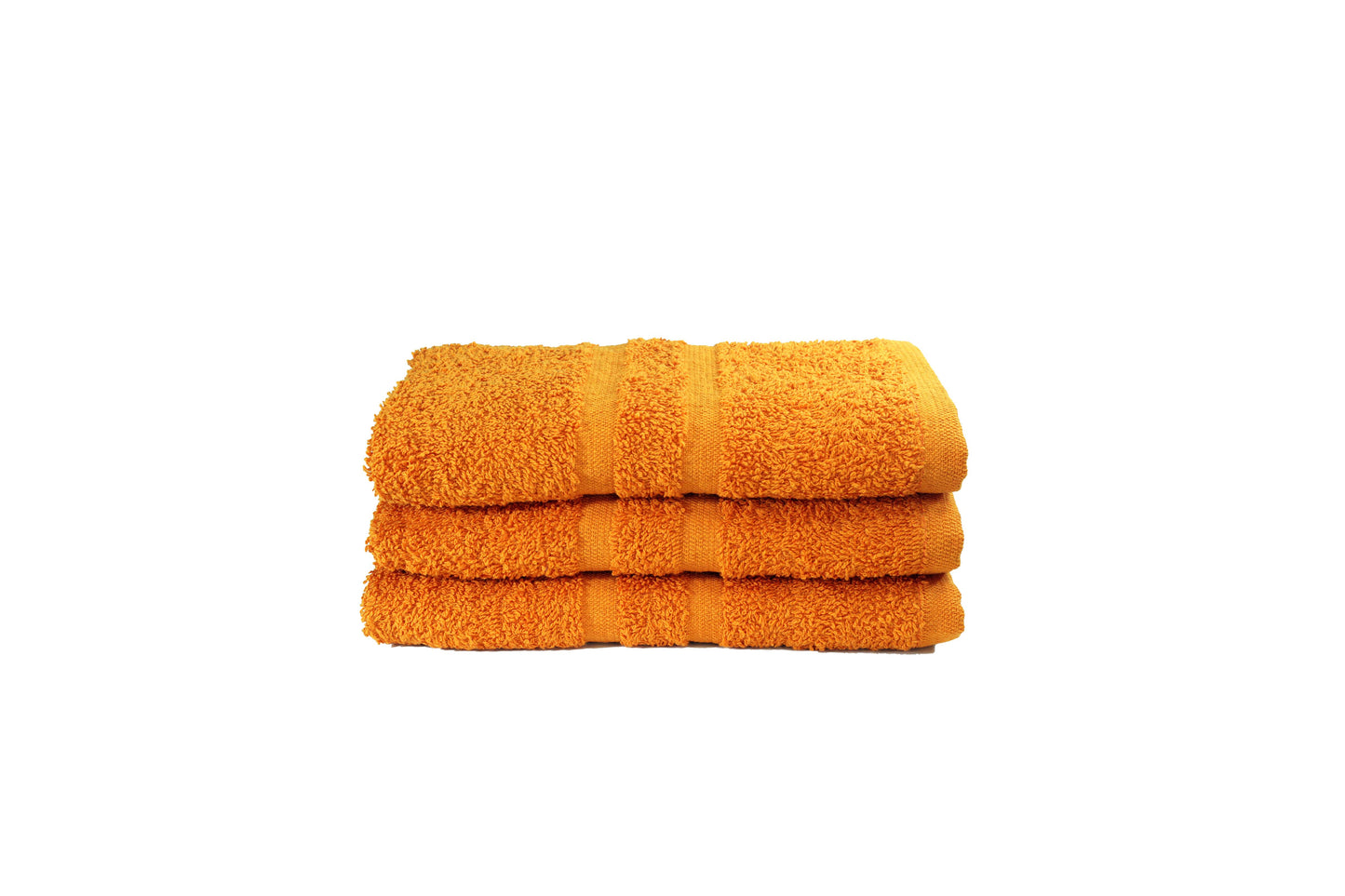 Toalla Dundee Tamaño Manos Color Naranja Combo de Tres Unidades - Faxel