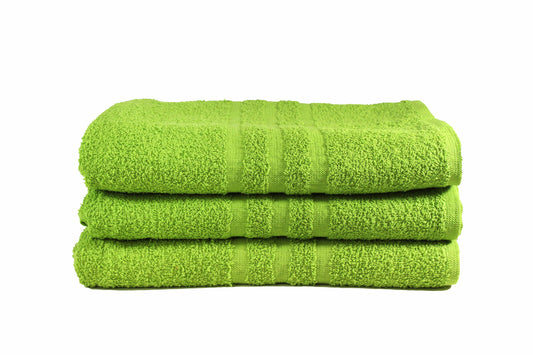 Toalla Dundee Tamaño Playa Color Lima Combo de Tres Unidades - Faxel