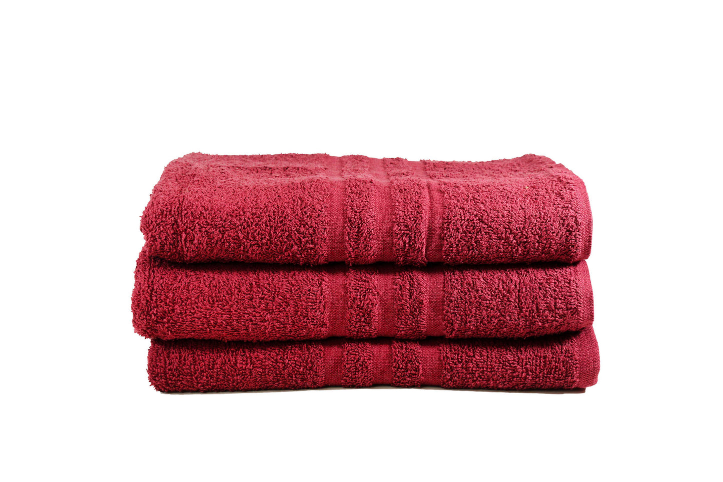 Toalla Dundee Tamaño Semiplaya Color Corinta Combo de Tres Unidades - Faxel