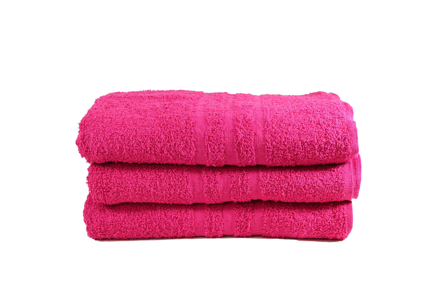 Toalla Dundee Tamaño Semiplaya Color Fucsia Combo de Tres Unidades - Faxel