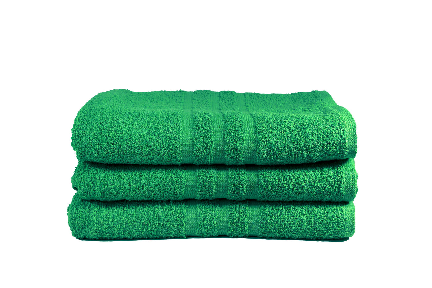Toalla Dundee Tamaño Semiplaya Color Verde Limón Combo de Tres Unidades - Faxel