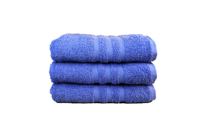 Toalla Klassik Tamaño Baño Color Ocean Blue Combo de Tres Unidades - Faxel