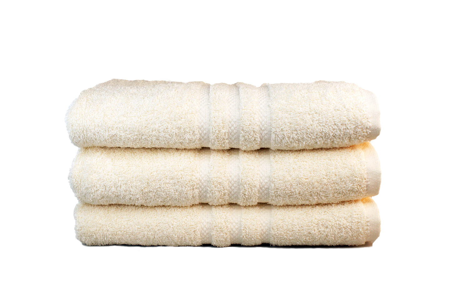 Toalla Klassik Tamaño Playa Color Ivory Combo de Tres Unidades - Faxel