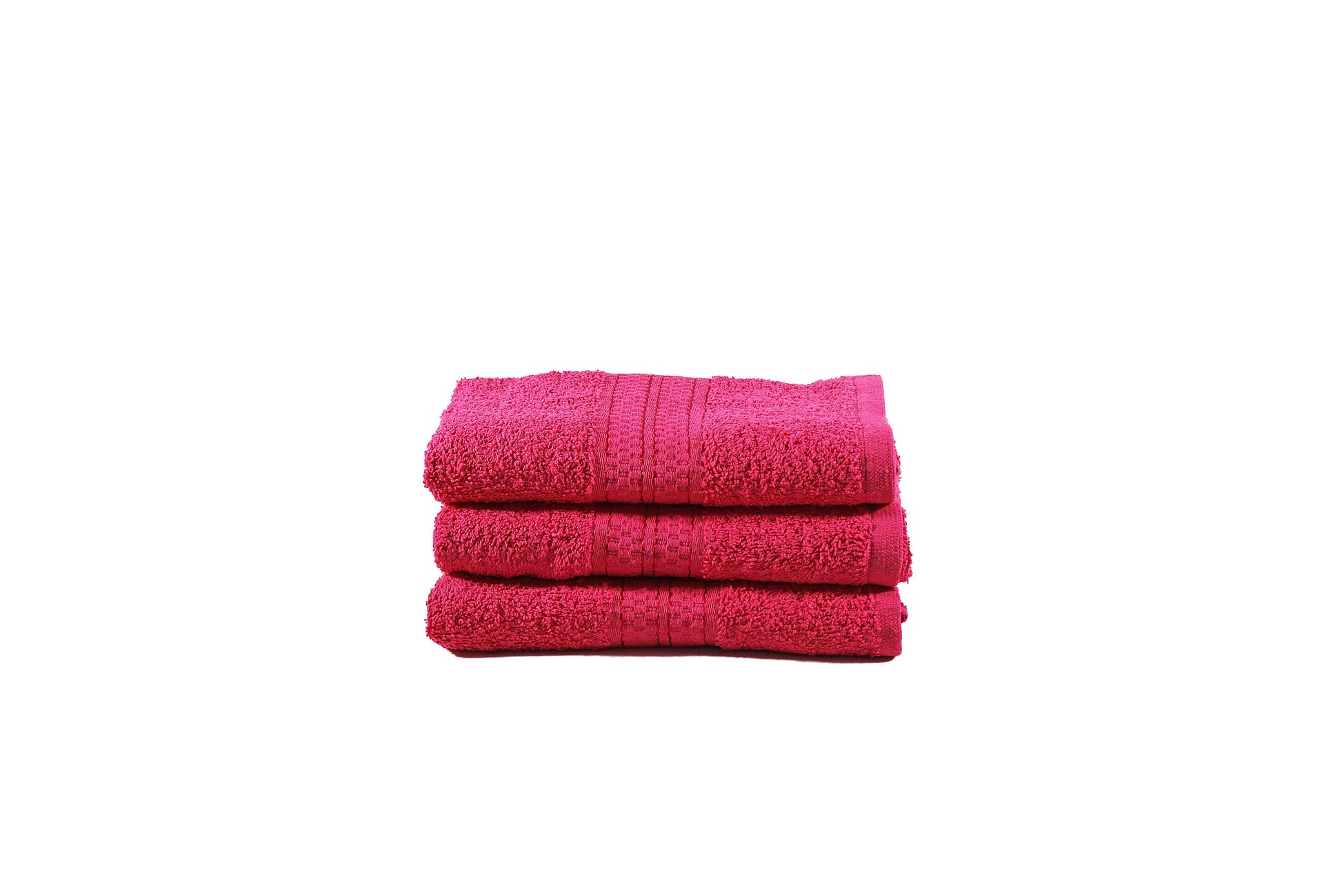 Toalla Natural Manos Azalea Pink 13x28 - Pack 3 unidades | Faxel