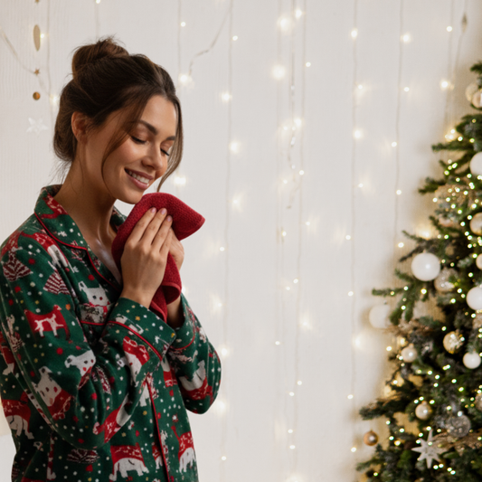 Toalla Dundee Navideña - 3 unidades Rojo (hacer clic para ver todos los tamaños)