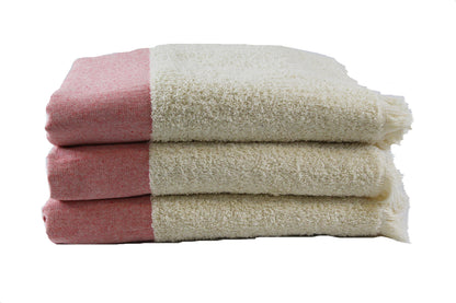 Toalla Amazonia Tamaño Playa Terracota Combo de Tres Unidades - Faxel