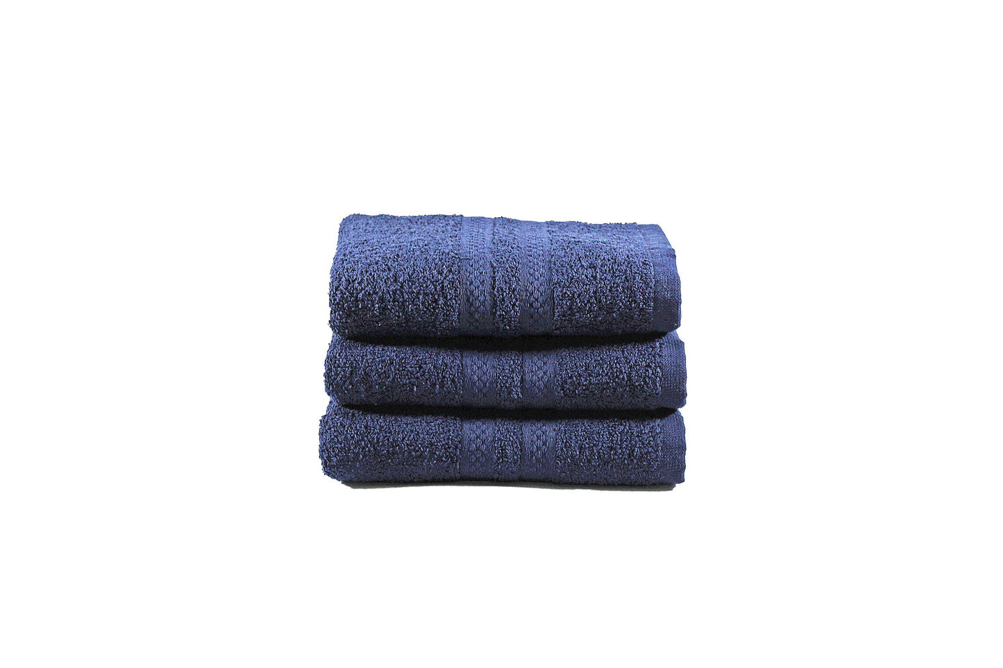 Toalla Klassik Tamaño Manos Color Navy Combo de Tres Unidades - Faxel