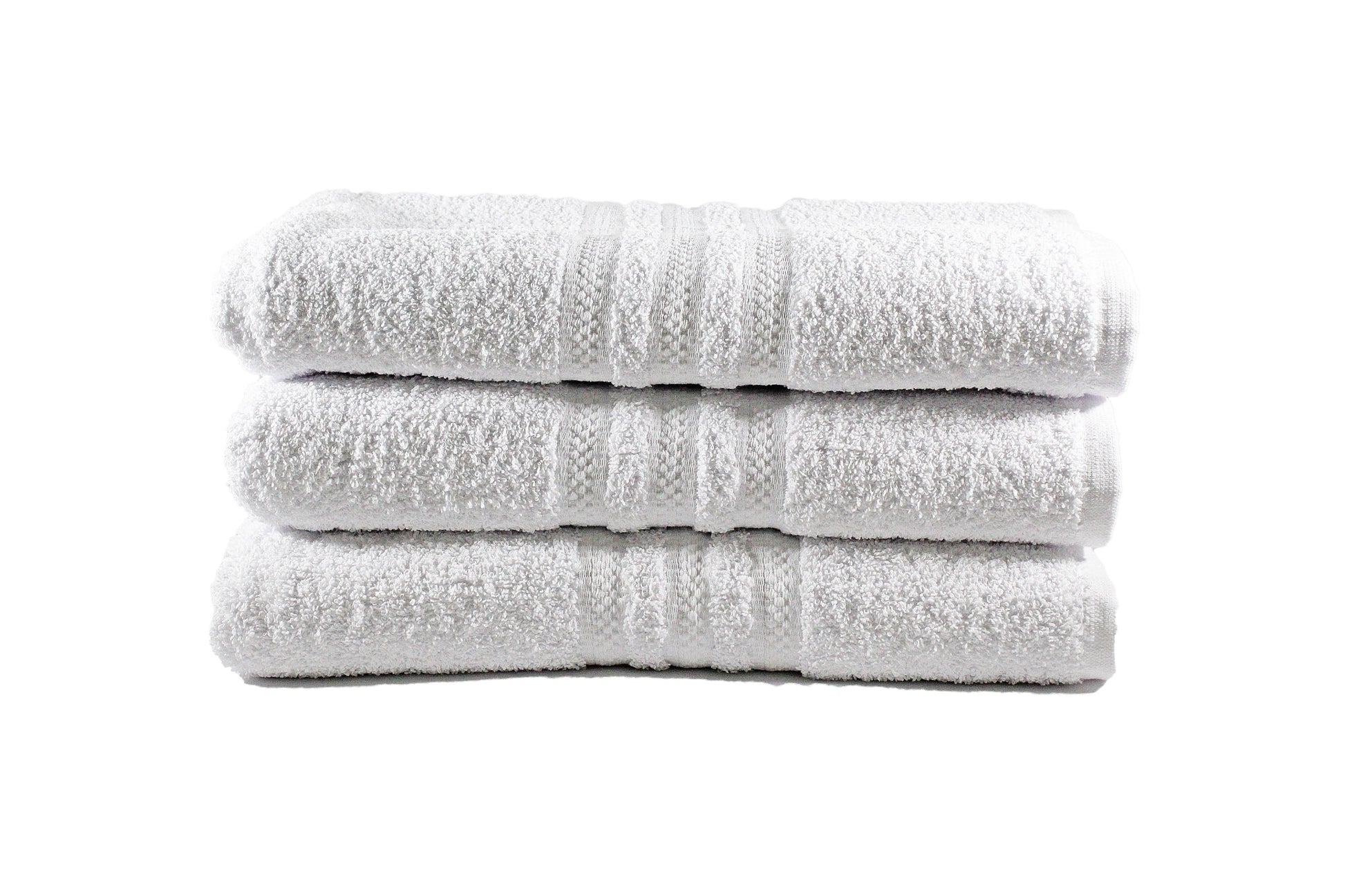 Toalla Klassik Tamaño Playa Color Blanca Combo de Tres Unidades - Faxel