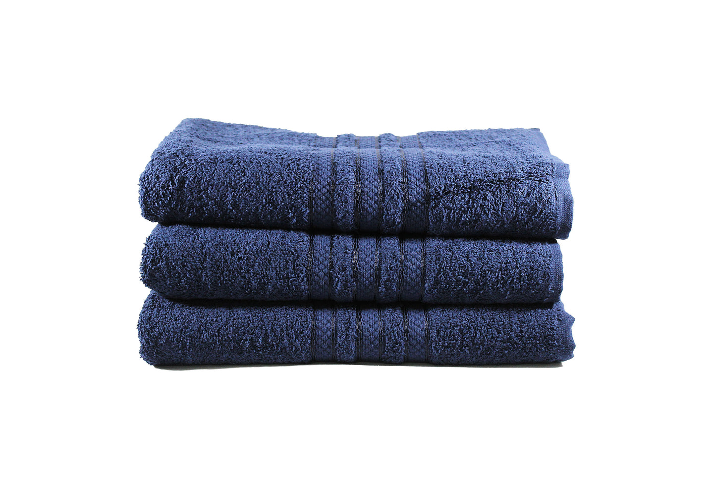 Toalla Klassik Tamaño Semiplaya Color Navy Combo de Tres Unidades - Faxel