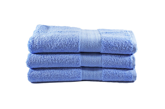 Toalla Majestic Tamaño Semiplaya Color Sky Blue Combo de Tres Unidades - Faxel