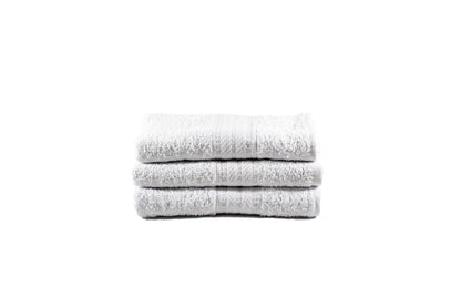 Toalla Natural Tamaño Manos Color Blanca Combo de Tres Unidades - Faxel