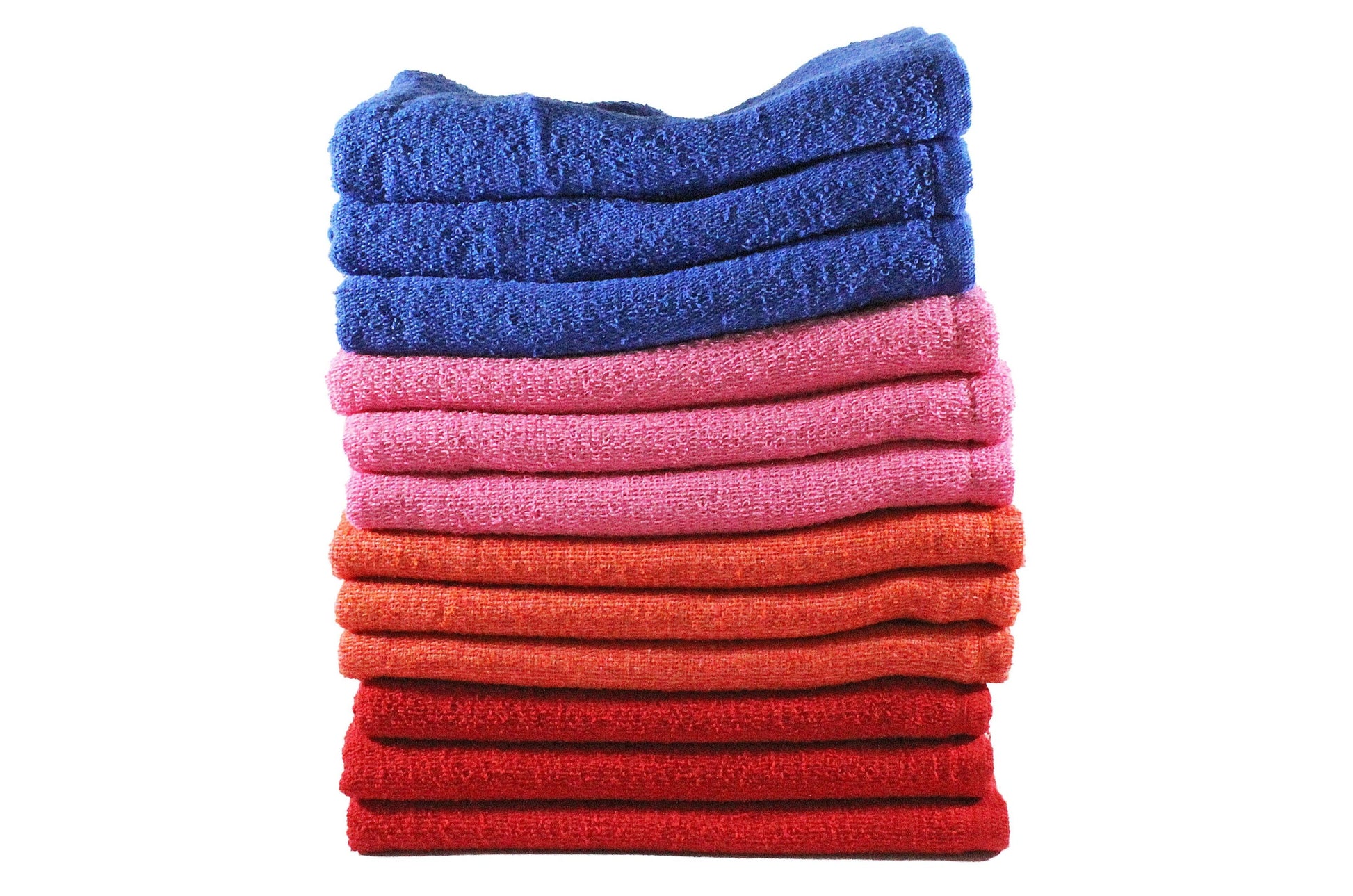 Toalla Tikal Tamaño Baño Colores Fuertes Combo de Doce Unidades - Faxel