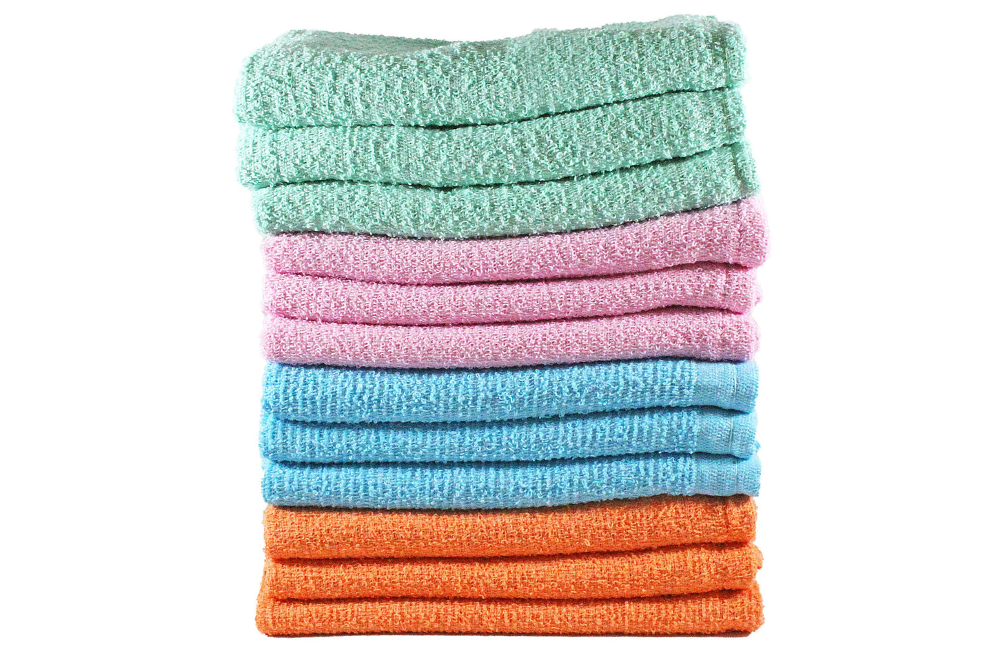 Toalla Tikal Tamaño Baño Colores Pastel Combo de Doce Unidades - Faxel