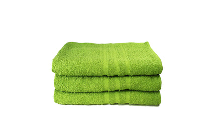 Toalla Dundee Tamaño Baño Color Lima Combo de Tres Unidades - Faxel