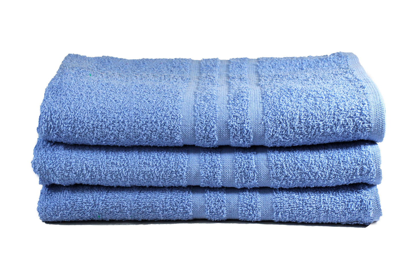 Toalla Dundee Tamaño Playa Color Celeste Combo de Tres Unidades - Faxel