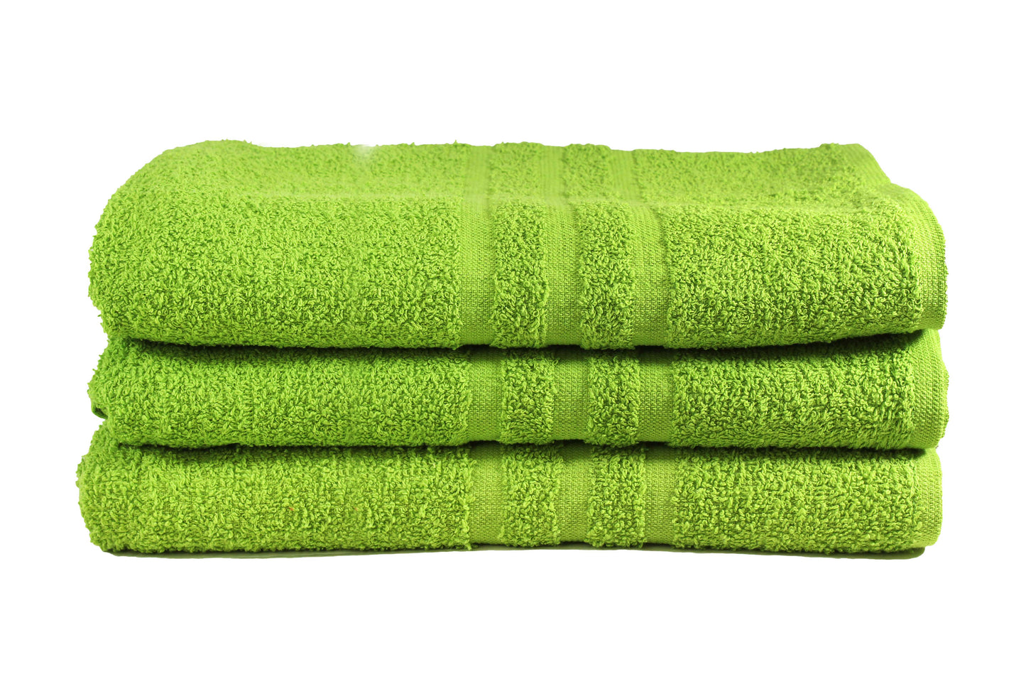 Toalla Dundee Tamaño Playa Color Lima Combo de Tres Unidades - Faxel