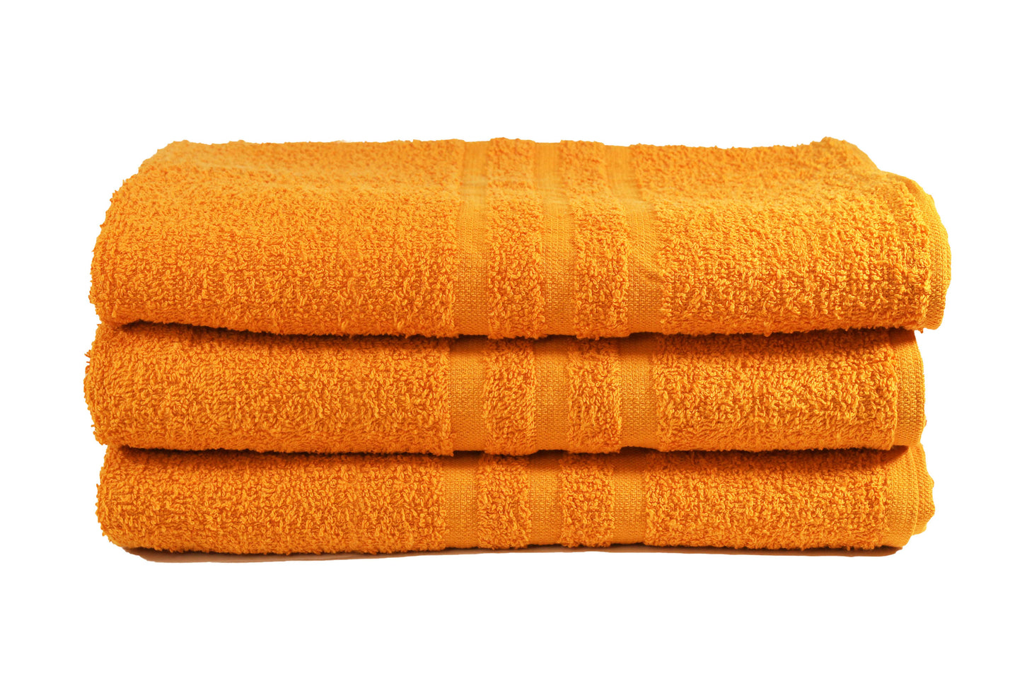 Toalla Dundee Tamaño Playa Color Naranja Combo de Tres Unidades - Faxel