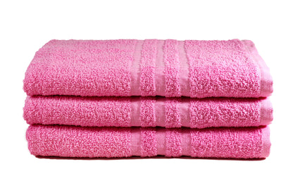 Toalla Dundee Tamaño Playa Color Rosada Combo de Tres Unidades - Faxel