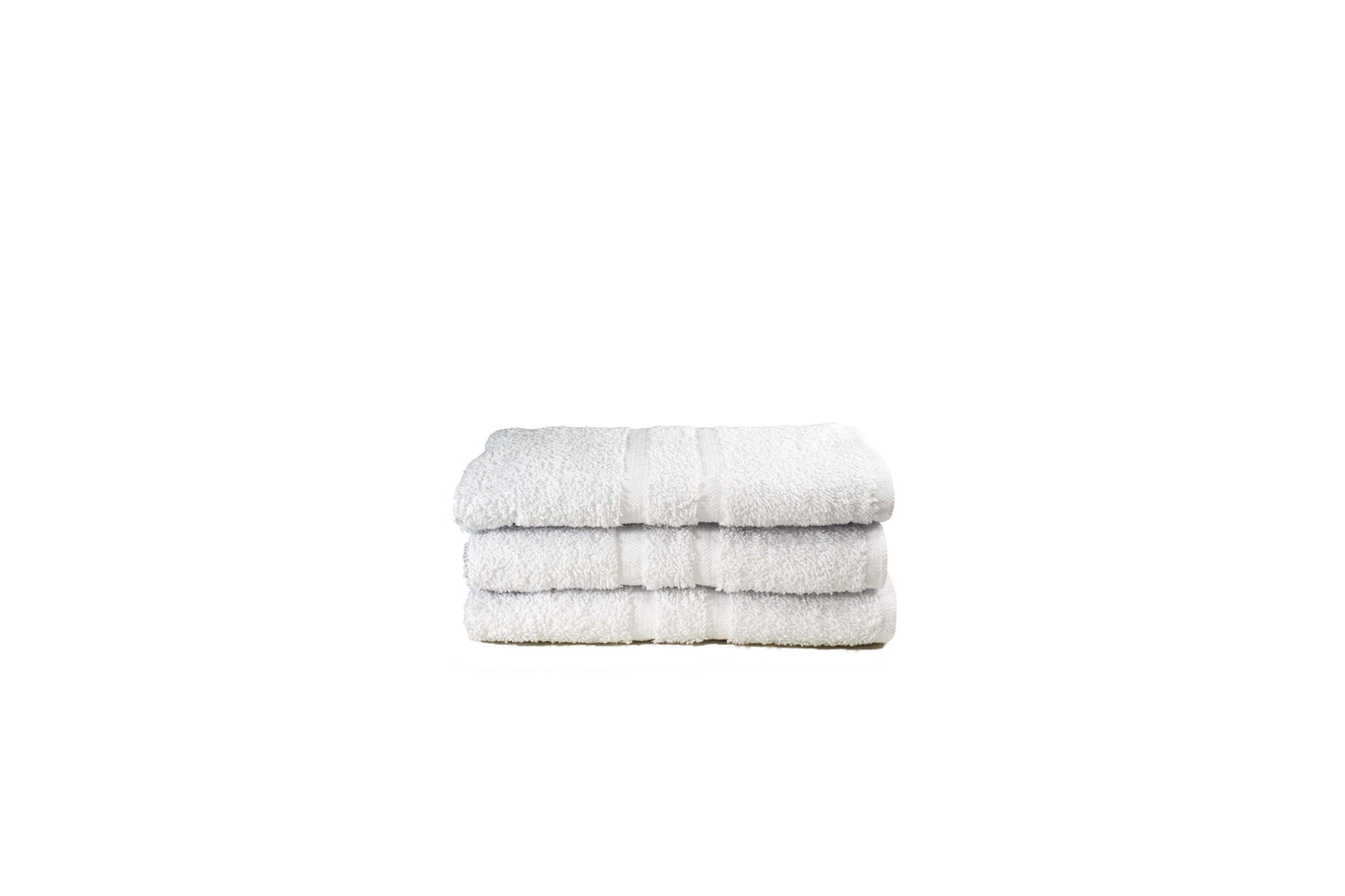 Toalla facial blanca de 13x13 pulgadas, altamente absorbente, perfecta para cualquier baño.