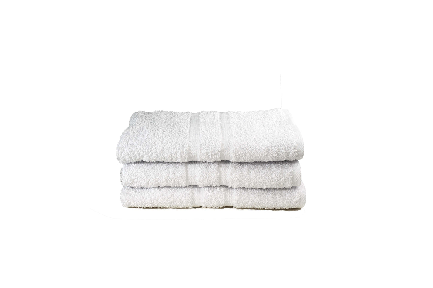 Toalla Dundee Tamaño Manos Color Blanca Combo de Tres Unidades - Faxel
