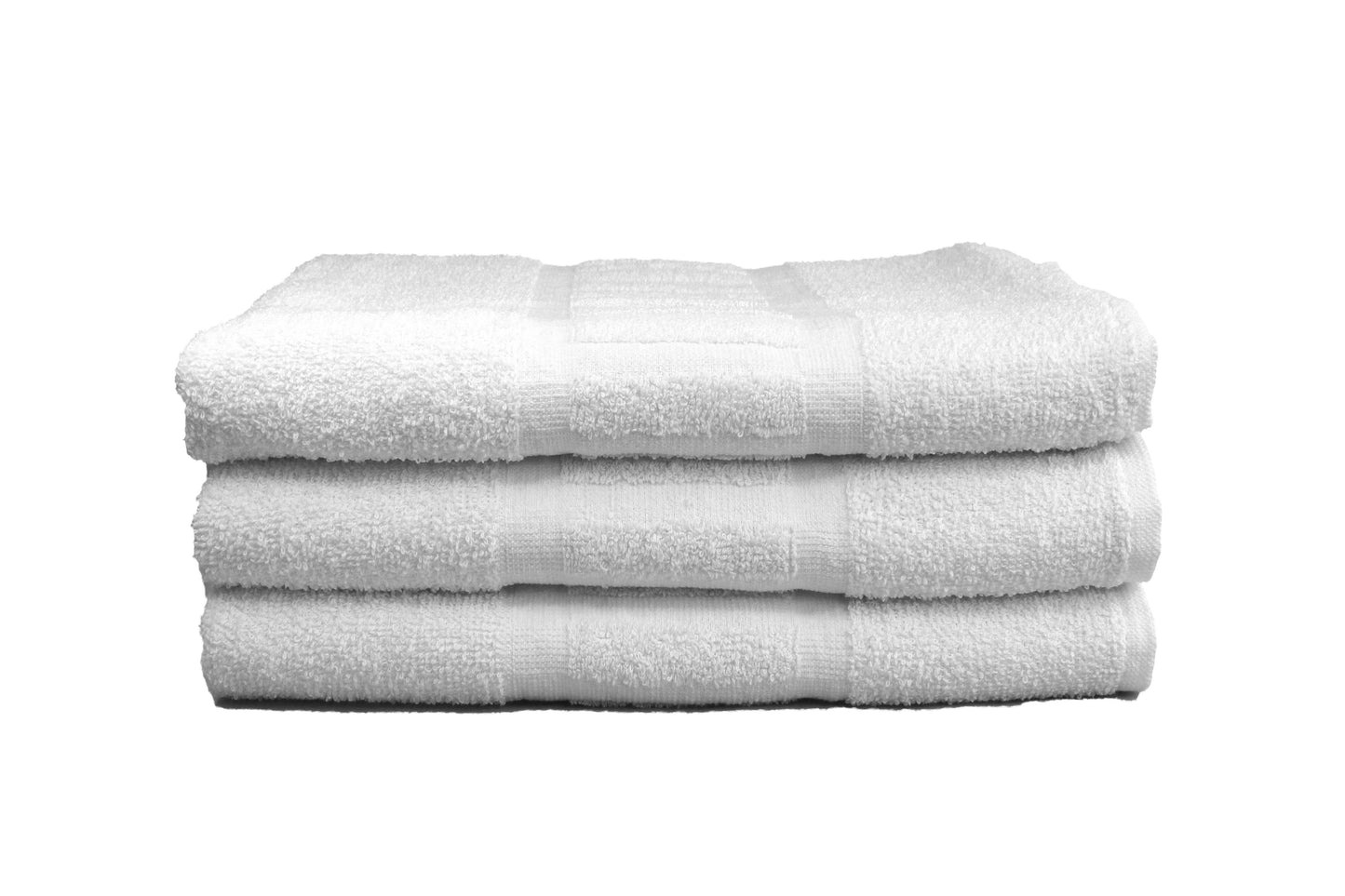 Toalla Mecca Tamaño Playa Color Blanca Combo de Tres Unidades - Faxel