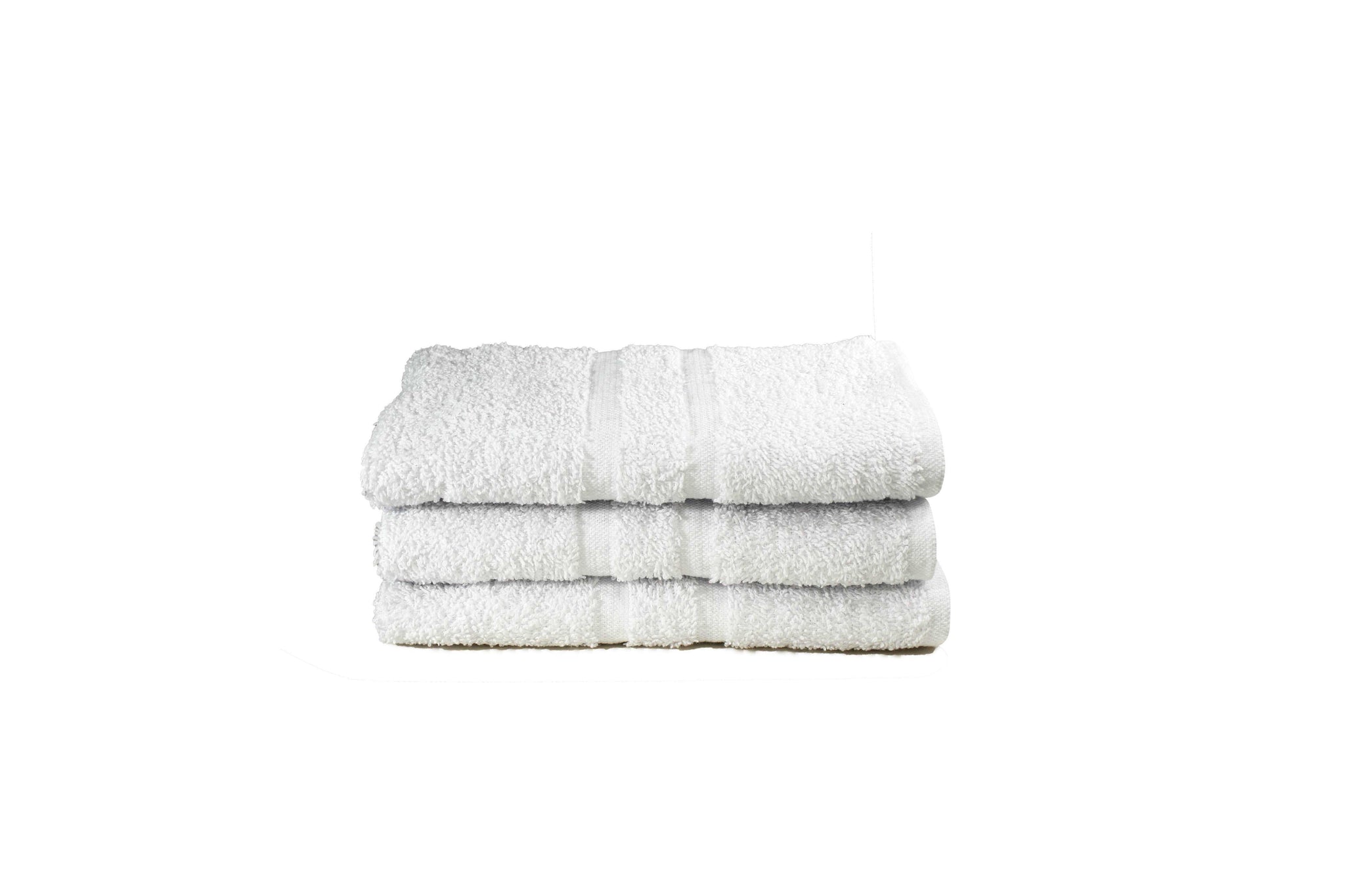 Toalla de mano hotelera 100% algodón para entrenamiento Blanco