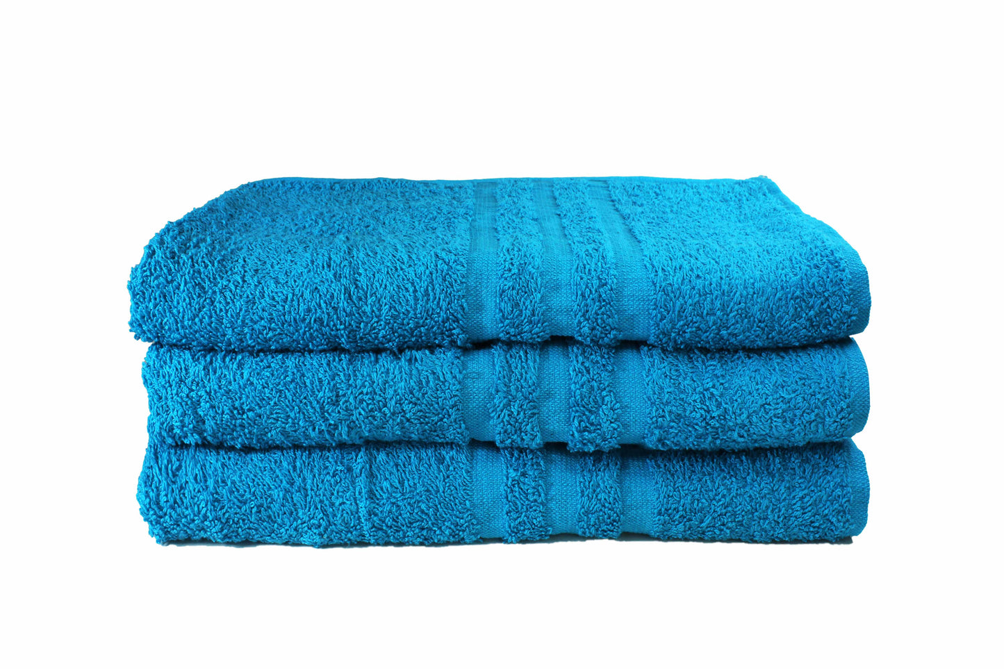 Toalla Dundee Tamaño Playa Color Aqua Combo de Tres Unidades - Faxel