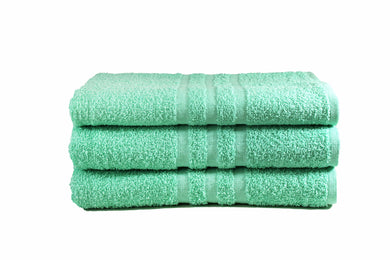 Toalla Dundee Tamaño Playa Color Menta Combo de Tres Unidades - Faxel