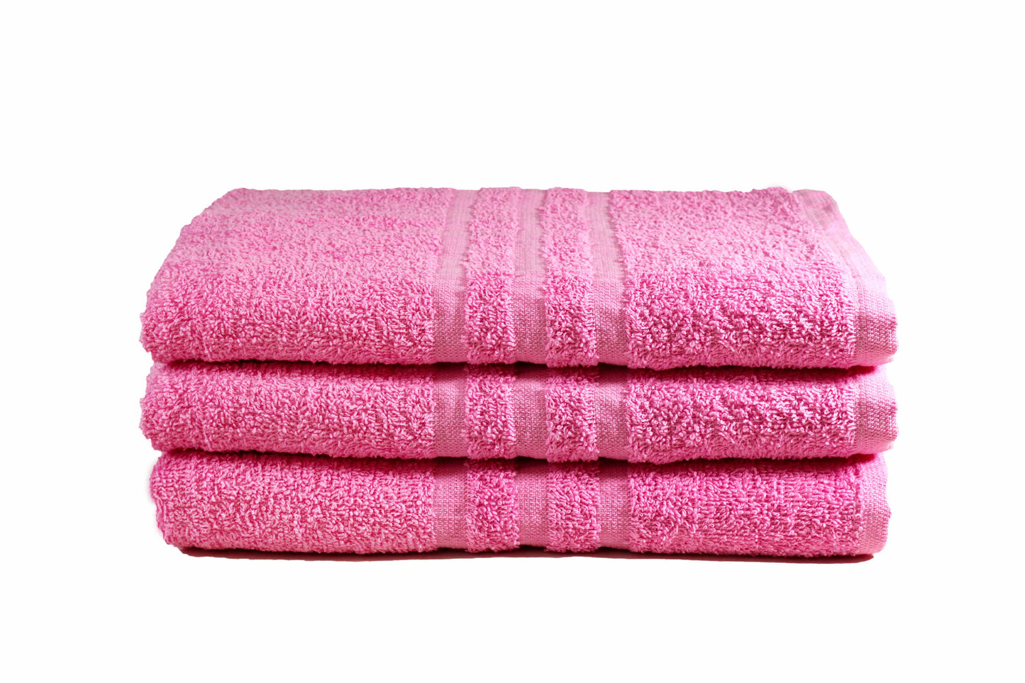 Toalla Dundee Tamaño Playa Color Rosada Combo de Tres Unidades - Faxel