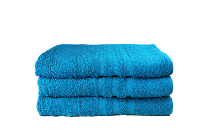 Toalla Dundee Tamaño Semiplaya Color Aqua Combo de Tres Unidades - Faxel