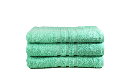 Toalla Dundee Tamaño Semiplaya Color Menta Combo de Tres Unidades - Faxel
