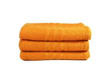 Cargar imagen en el visor de la galería, Toalla Dundee Tamaño Semiplaya Color Naranja Combo de Tres Unidades - Faxel
